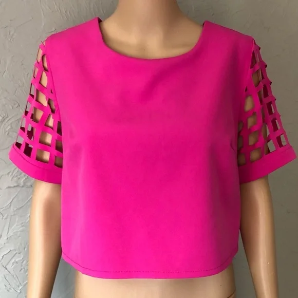Tobi | Pink Fair and Square Top - Picture 5 of 8